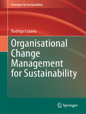 cover image of Organisational Change Management for Sustainability